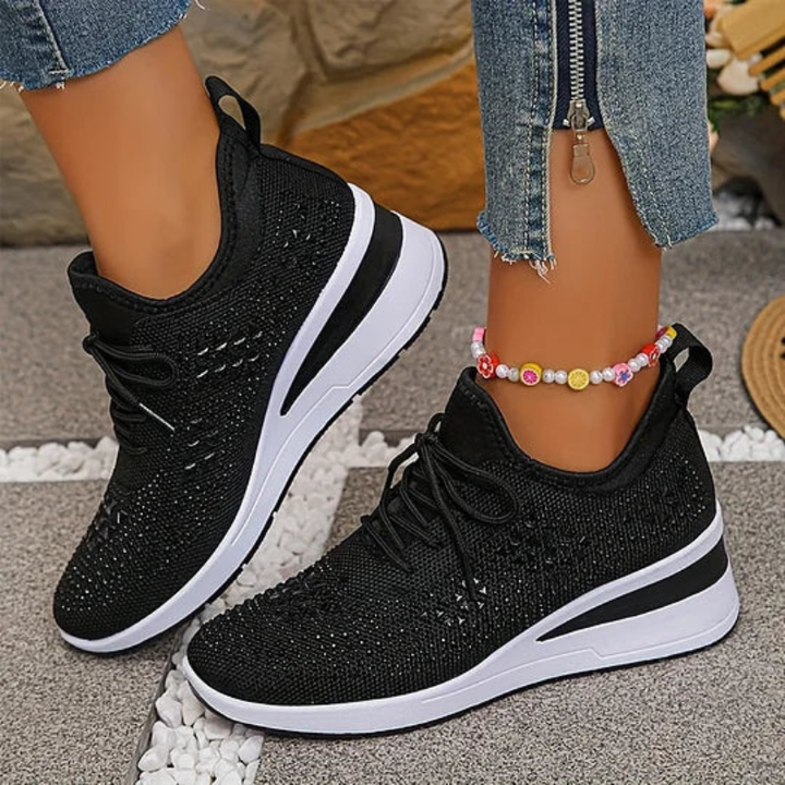 Niamh - Sneakers with Breathable Platform Sole