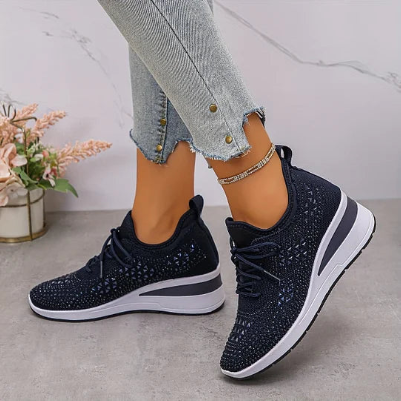 Niamh - Sneakers with Breathable Platform Sole