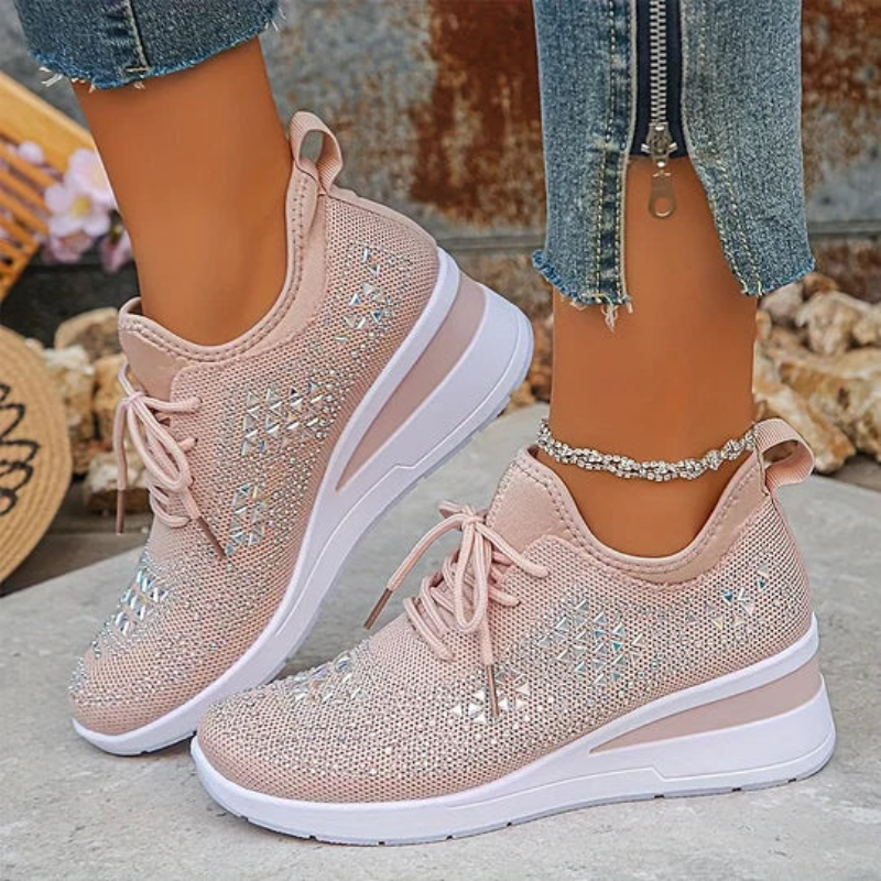 Niamh - Sneakers with Breathable Platform Sole