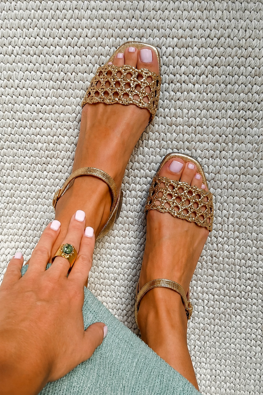 Sinéad | Golden Summer Enchantment Sandals