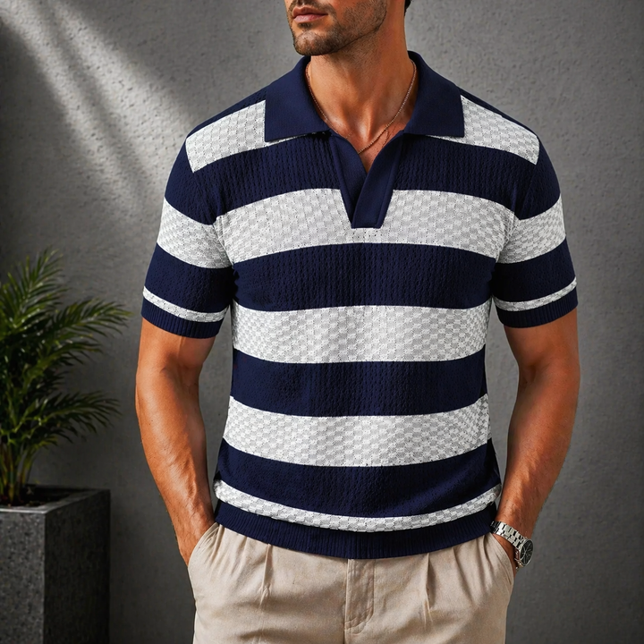 Conor - Striped Polo Shirt