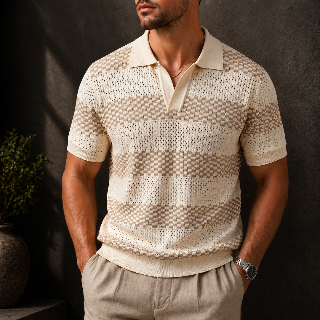 Conor - Striped Polo Shirt