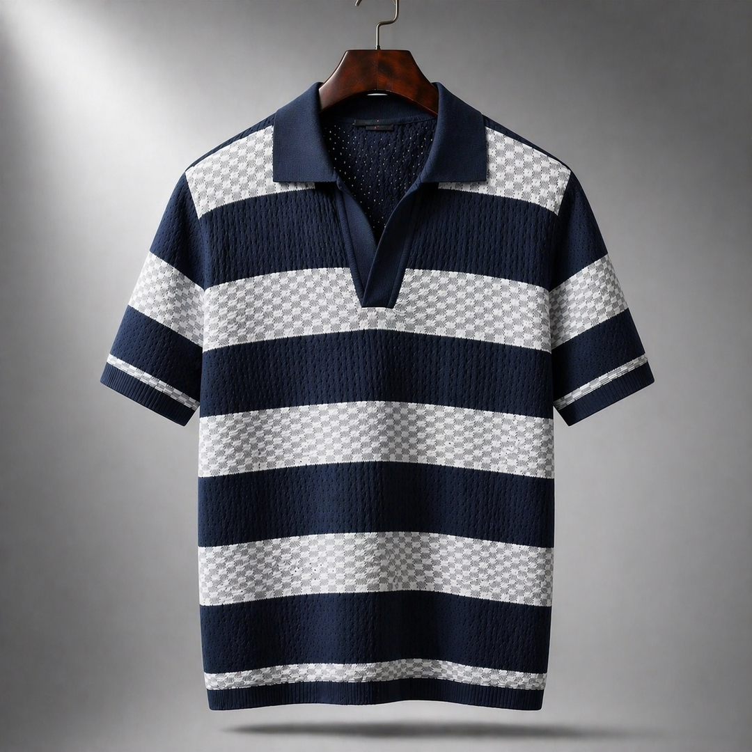 Conor - Striped Polo Shirt