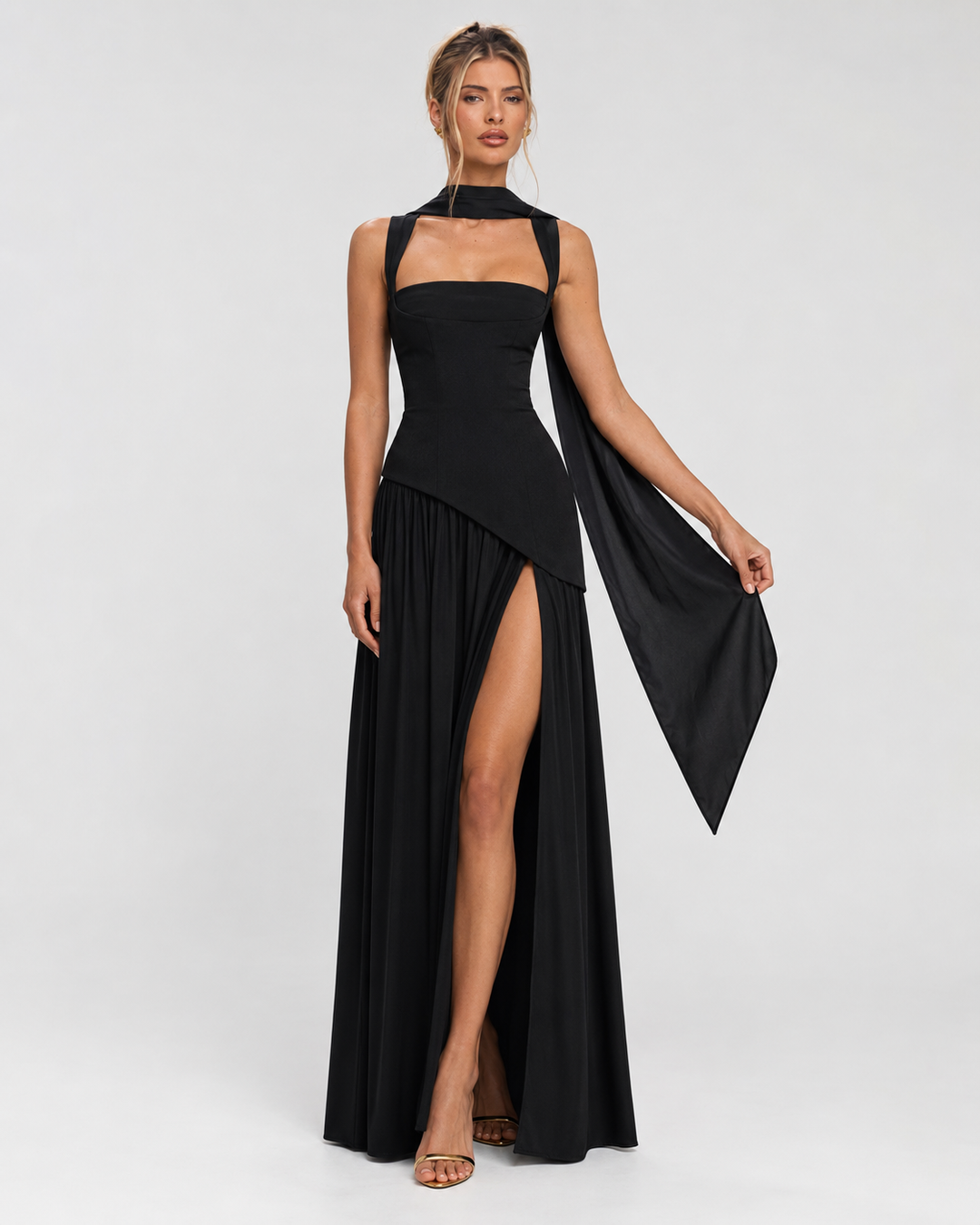 Sinéad - Elegant Dress with Slit