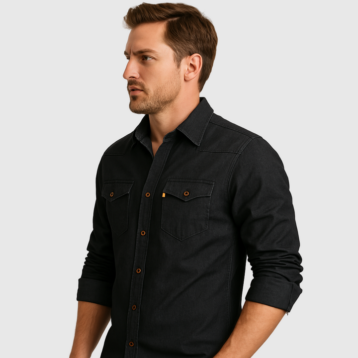 Ronan – Cotton Denim Shirt
