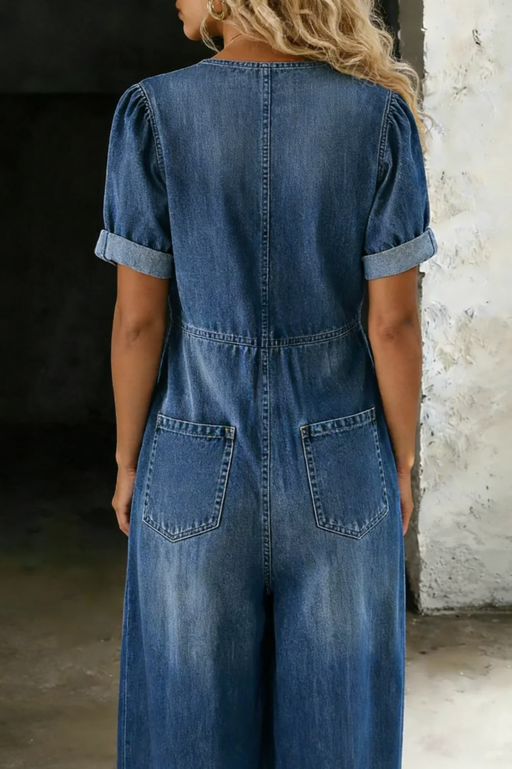 Maja™ | V-neck Denim Set