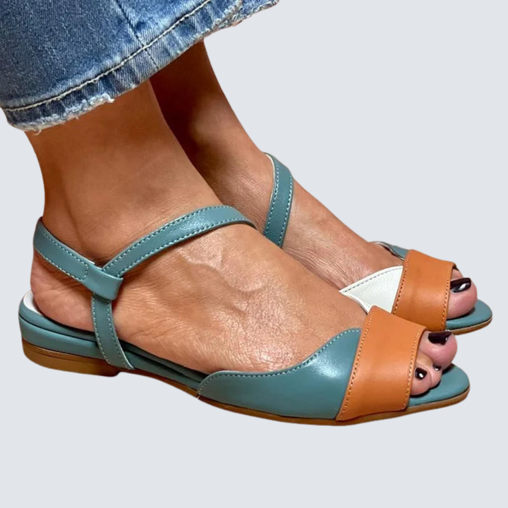 Colora - Sandals with ankle straps in various colours