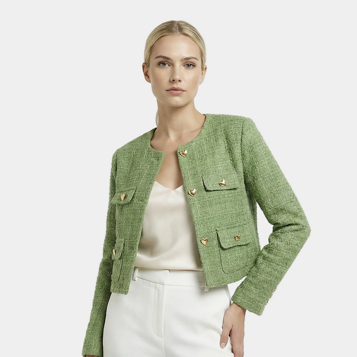 Sorcha - Green Tweed Jacket
