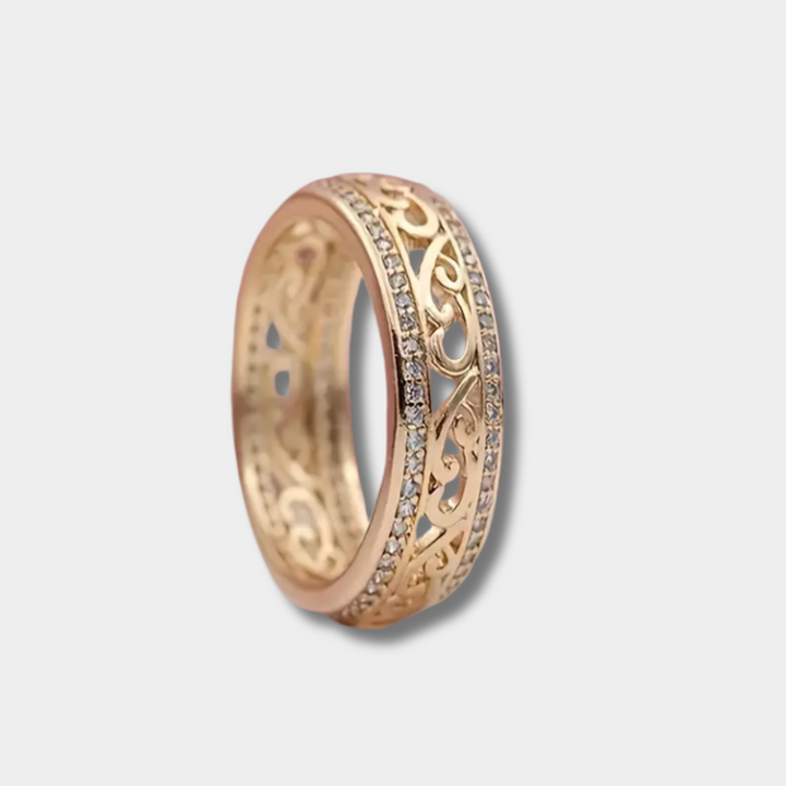 Karin - Light open gold ring