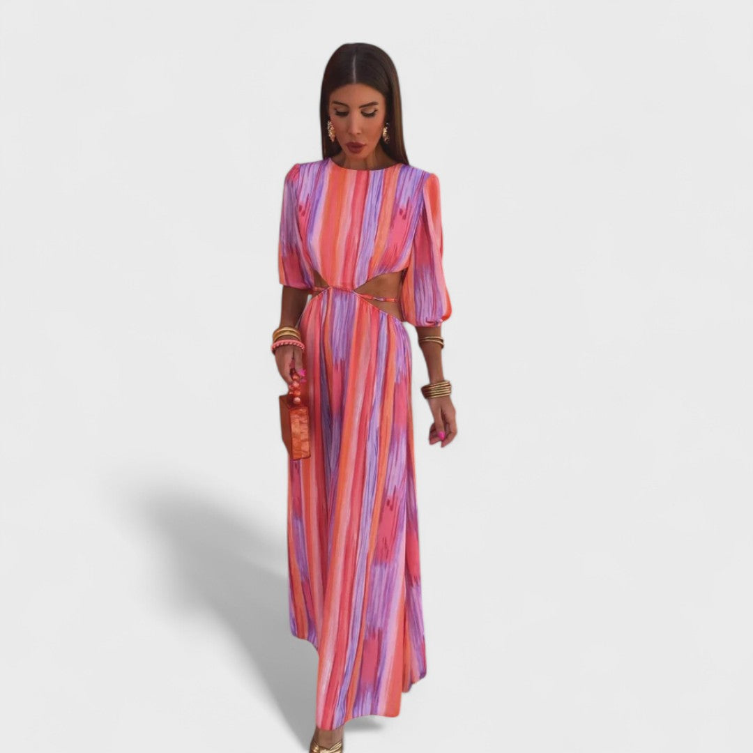 Fionnuala - Elegant Dress with Cutouts