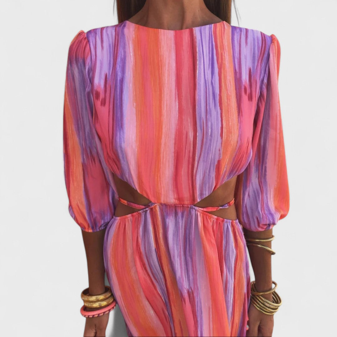 Fionnuala - Elegant Dress with Cutouts