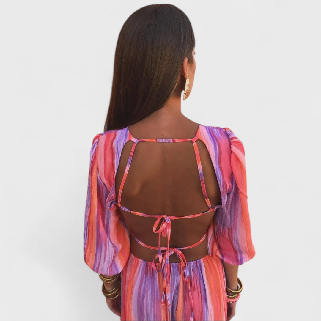 Fionnuala - Elegant Dress with Cutouts