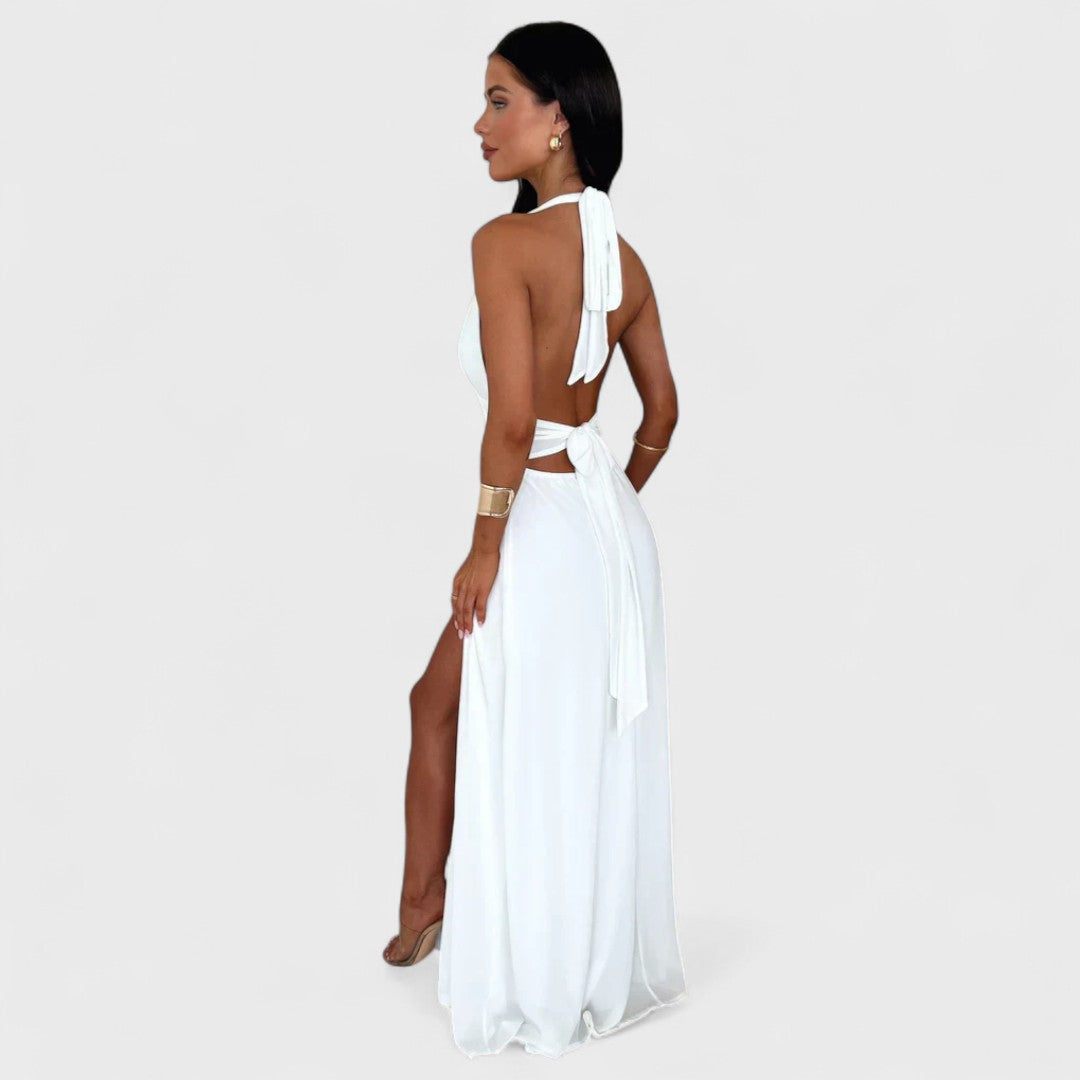 Aoife - Long Summer Dress that Flatters the Silhouette