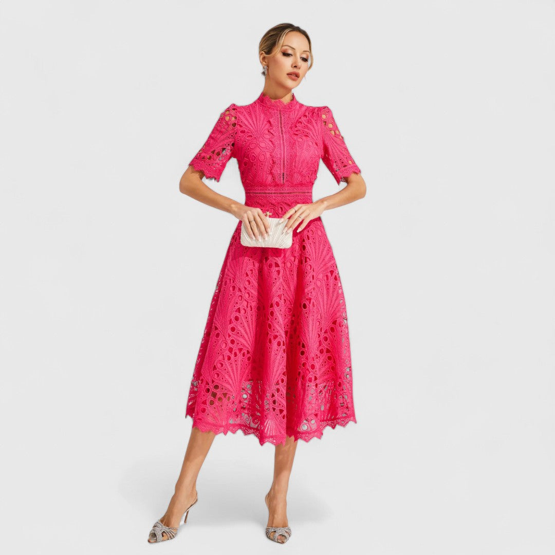 Gráinne - Elegant Dress with Lace