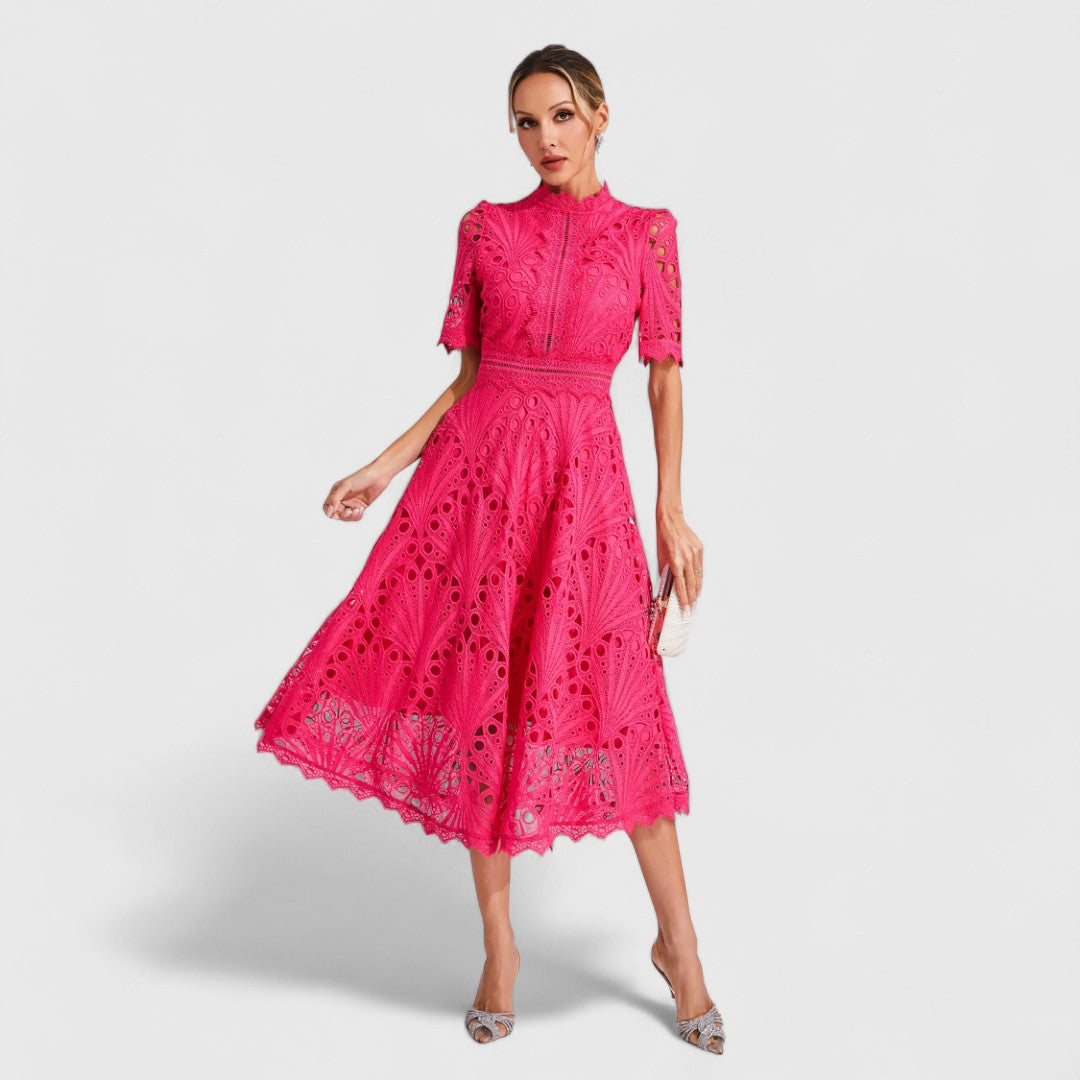 Gráinne - Elegant Dress with Lace