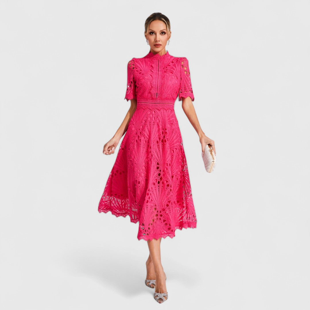 Gráinne - Elegant Dress with Lace