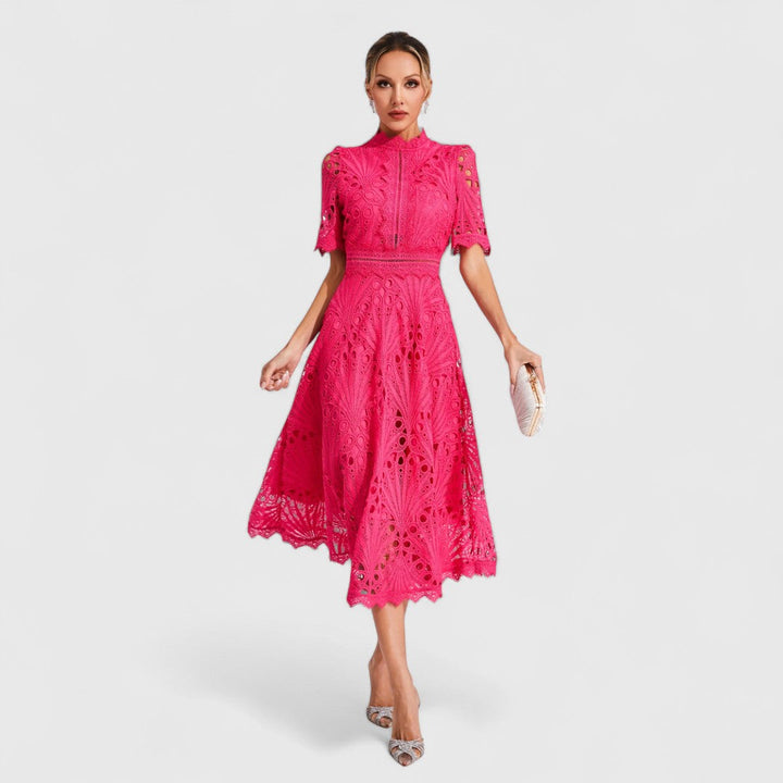 Gráinne - Elegant Dress with Lace