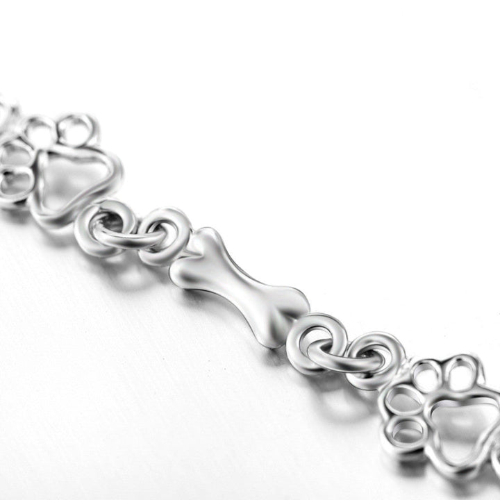Bracelet "Eternal Bond" with paws and bones