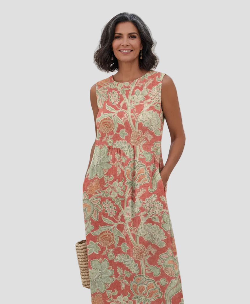 Nanna | Floral Midi Dress