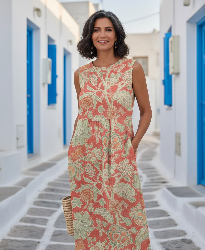 Nanna | Floral Midi Dress
