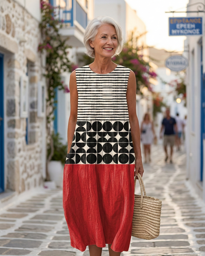 Aoife | Colorful Midi Dress