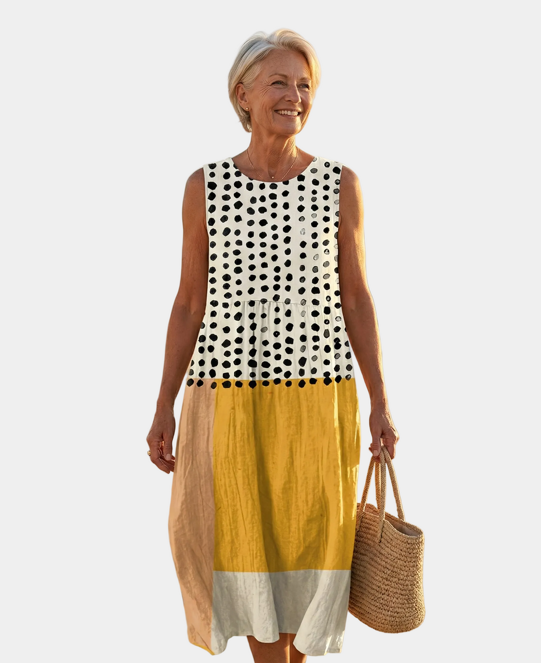 Effie | Colourful Midi Dress