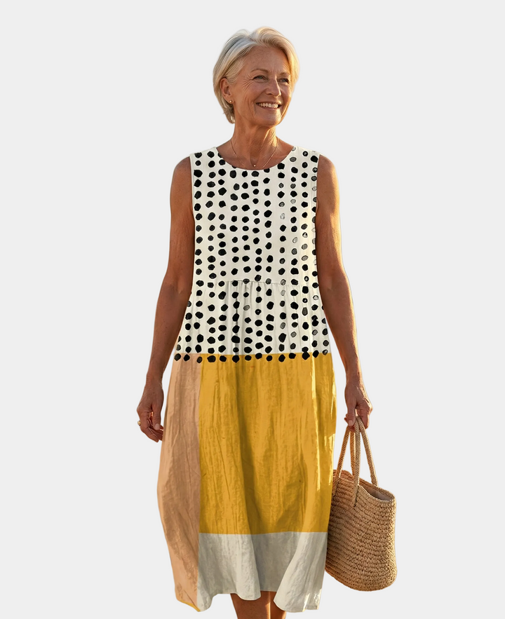 Effie | Colourful Midi Dress