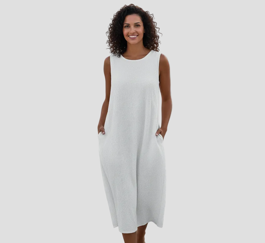 Doireann | Embroidered Midi Dress
