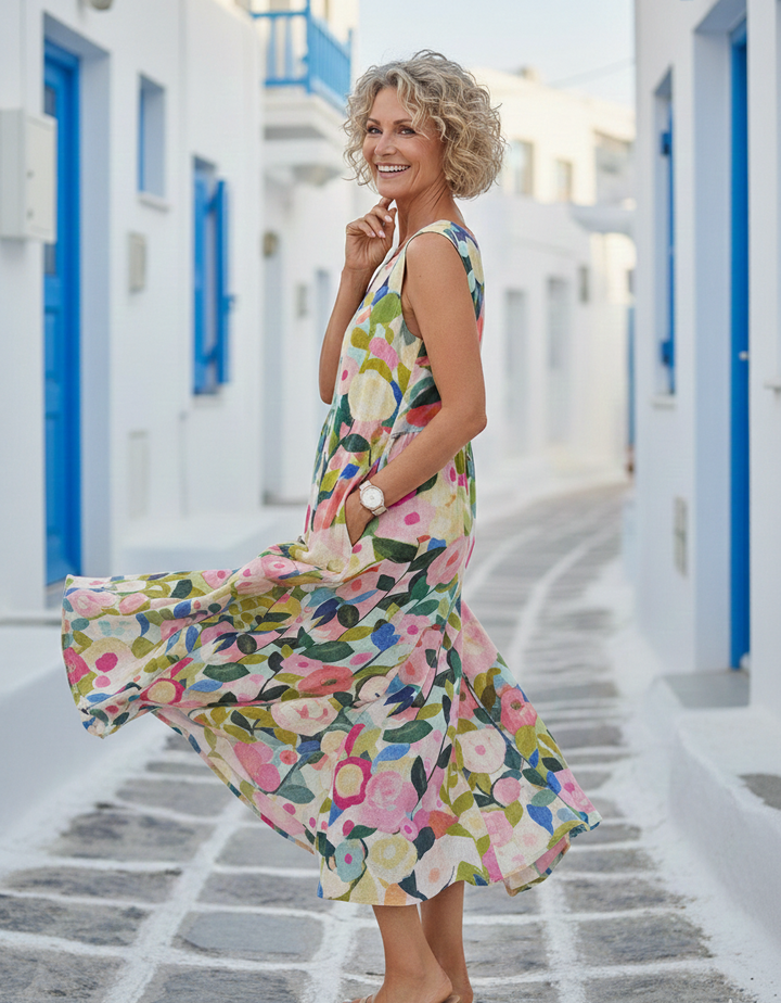 Sinéad | Floral Midi Dress