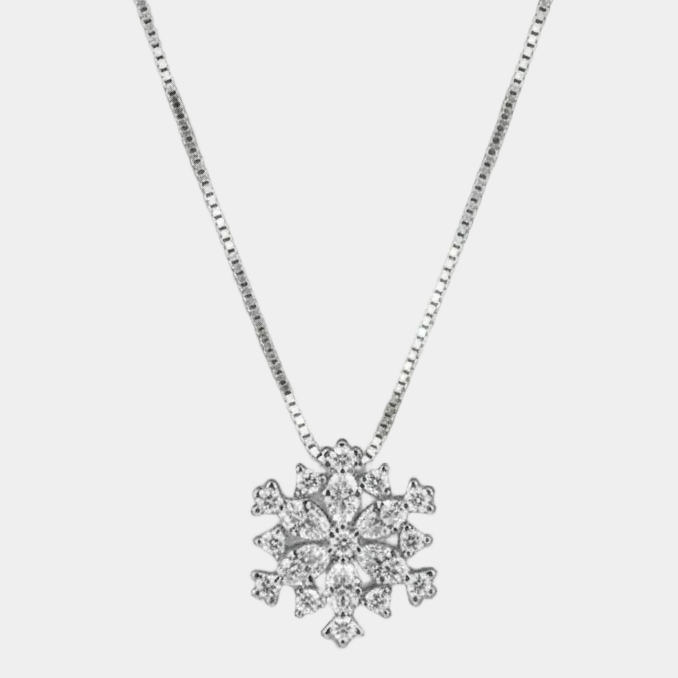 Saoirse - Necklace with Crystal Snowflake