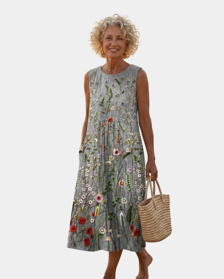 Cara | Wildflower Midi Dress
