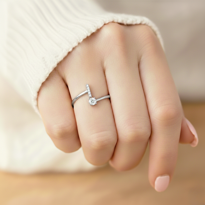 Camille - Adjustable ring with initials
