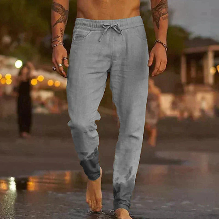 Seán - Wide Linen Trousers