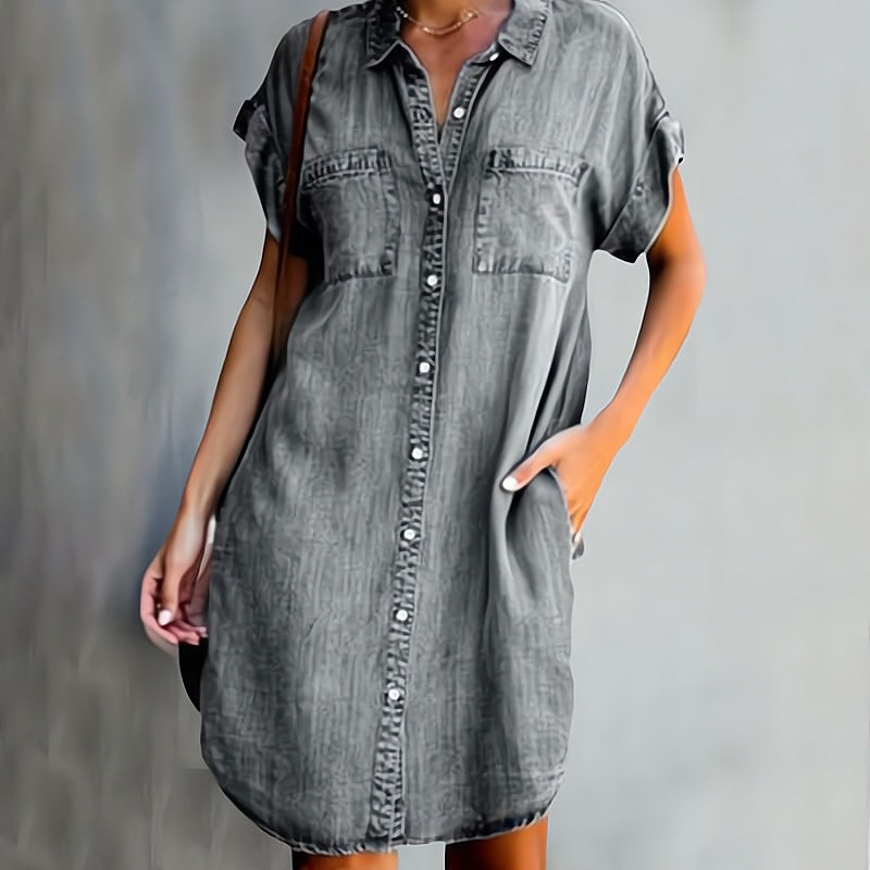 Ellen™ | Button-down shirt dress