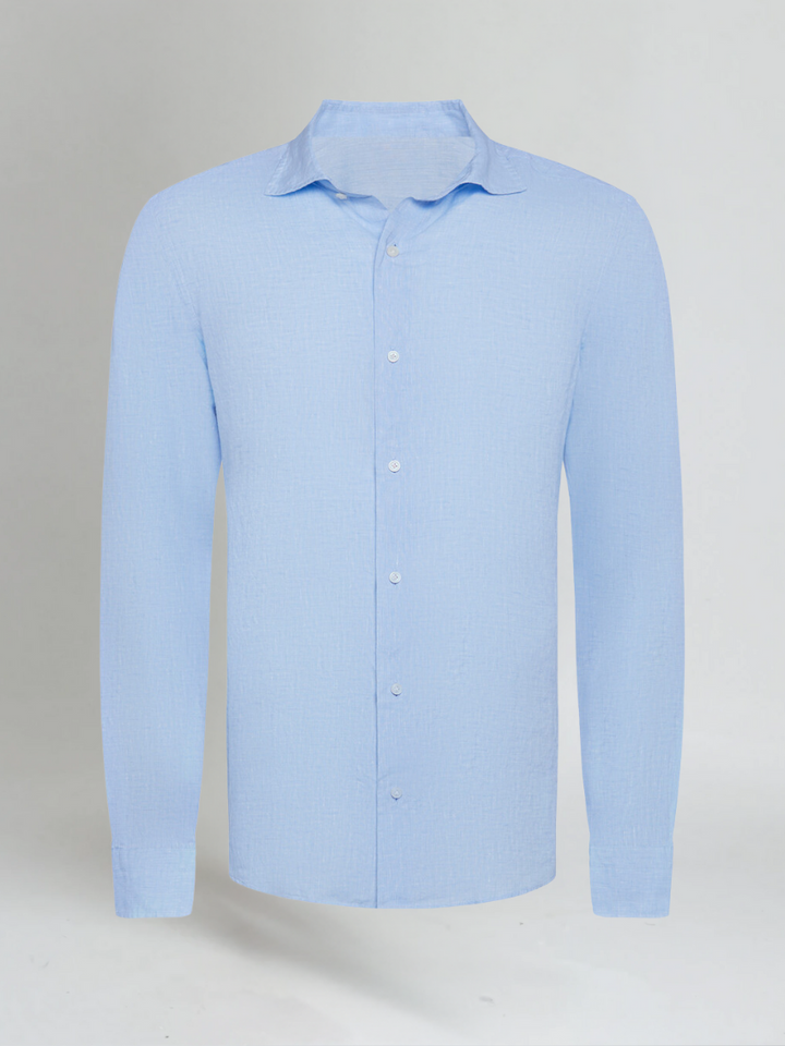 Essential linen shirt - Light blue