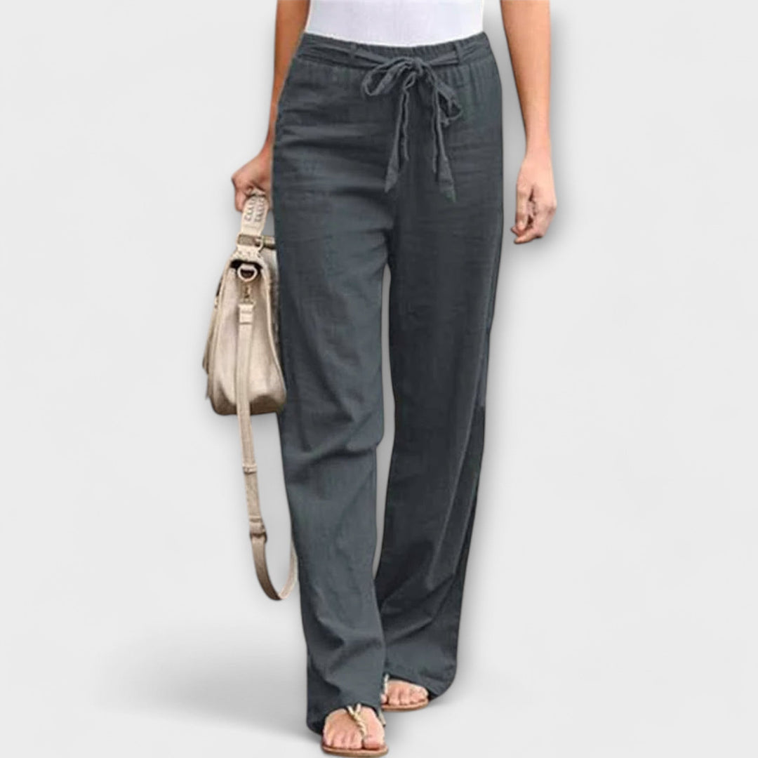 Alma - Linen Trousers
