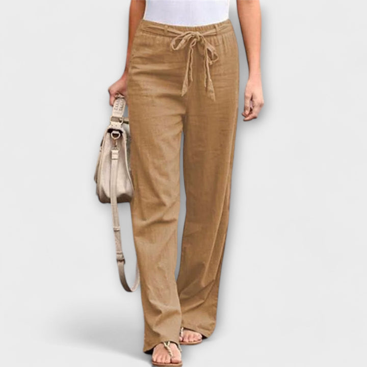 Alma - Linen Trousers