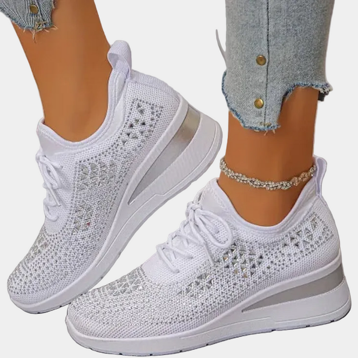 Niamh - Sneakers with Breathable Platform Sole