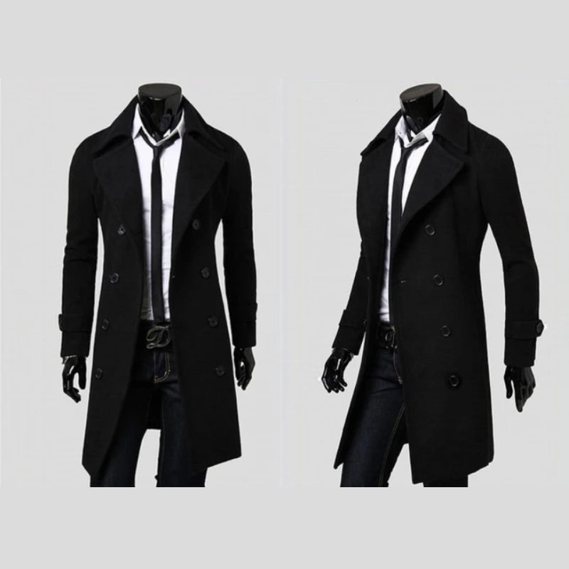 Mikkel | Two-Button Wool Coat