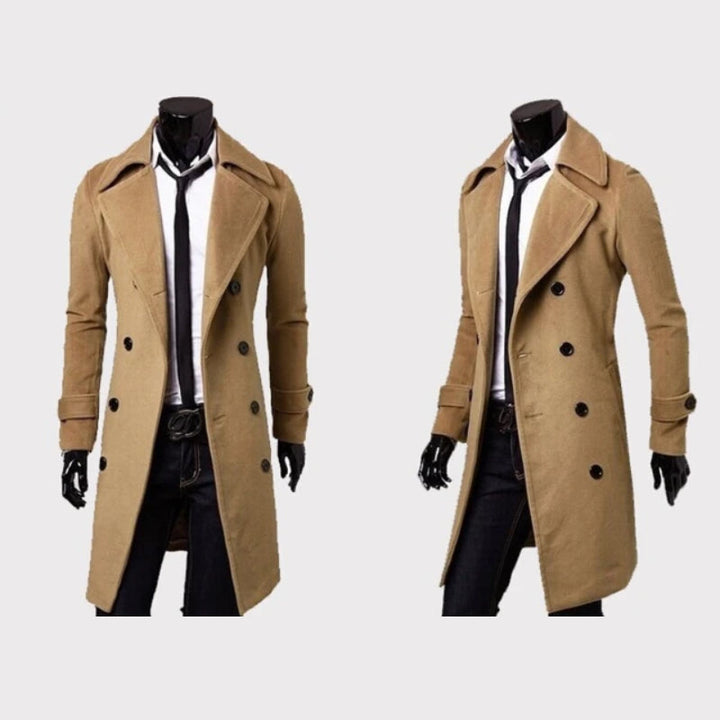 Mikkel | Two-Button Wool Coat