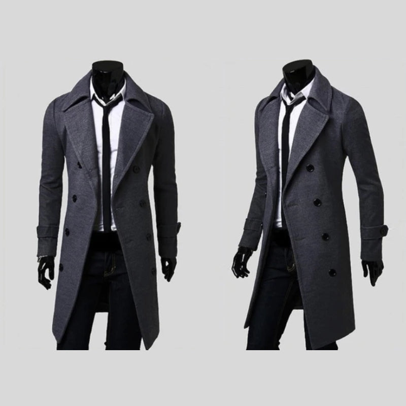 Mikkel | Two-Button Wool Coat