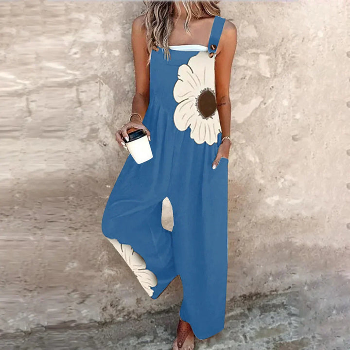 Relaxed printed jumpsuit