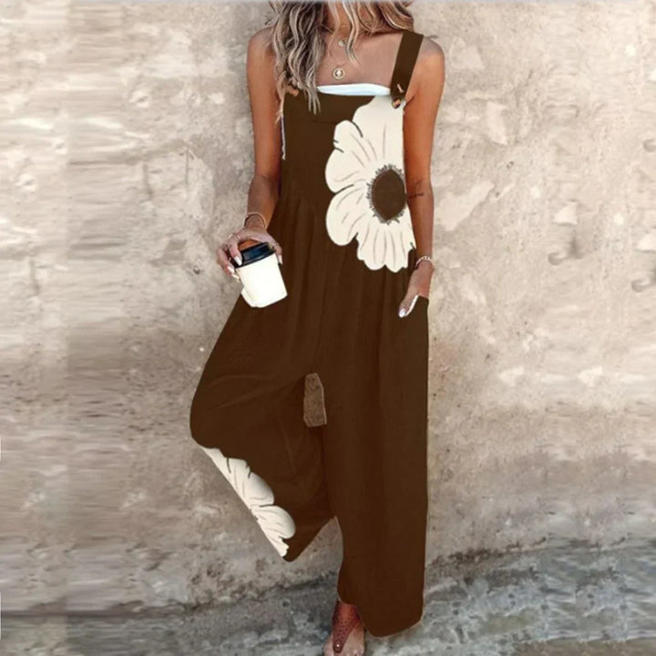 Relaxed printed jumpsuit