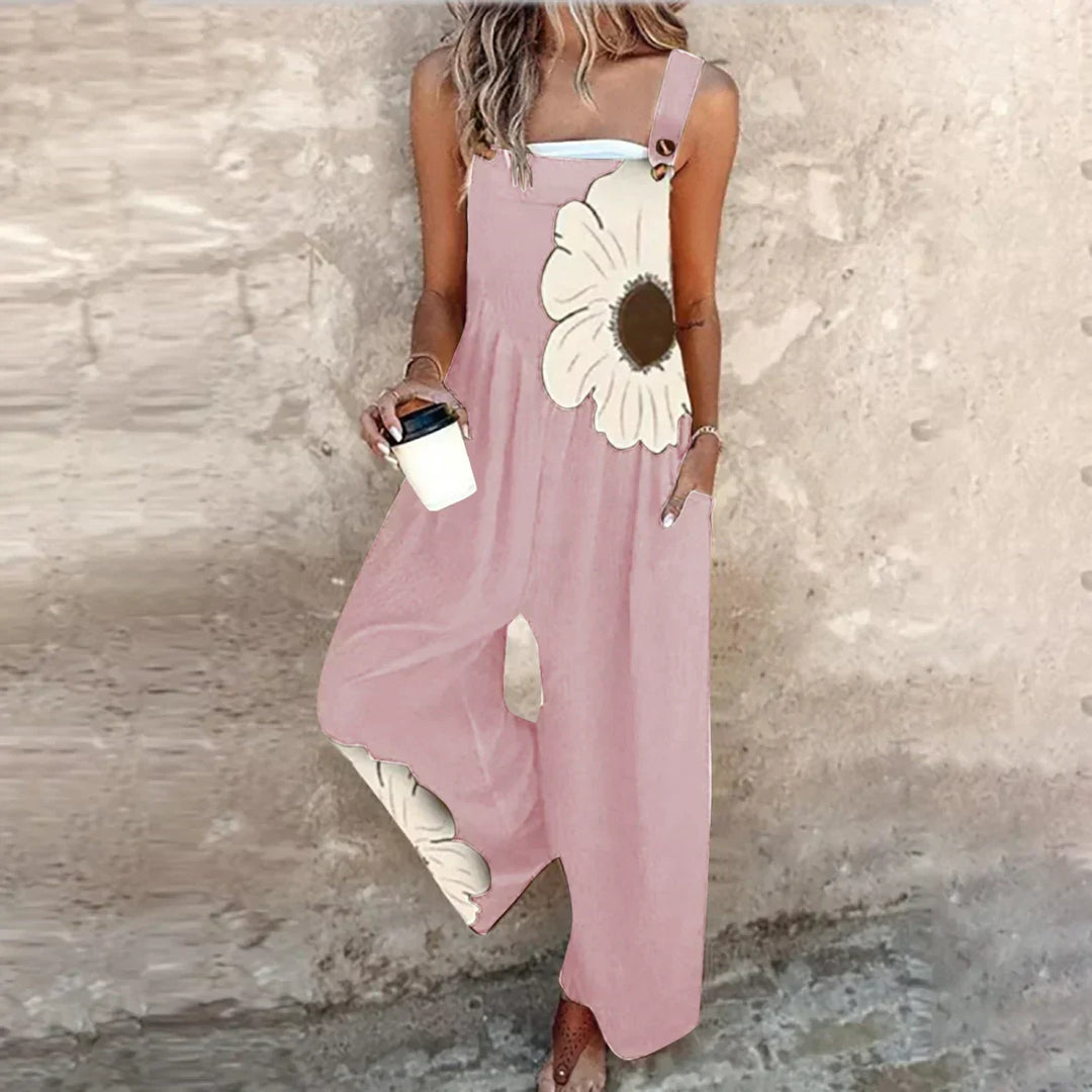 Relaxed printed jumpsuit