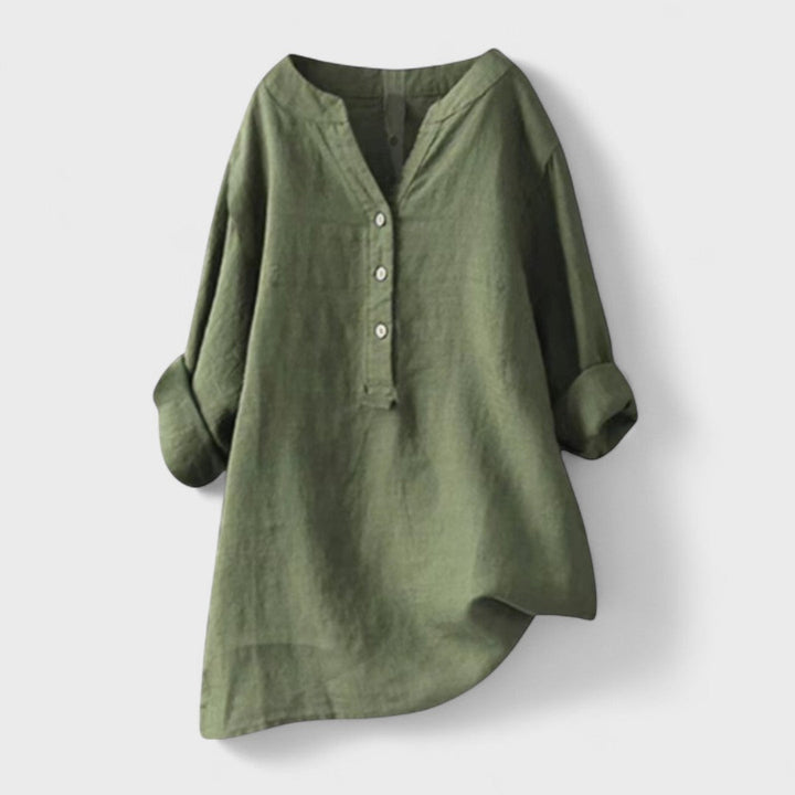 Deirdre – Comfortable Button-Up Shirt