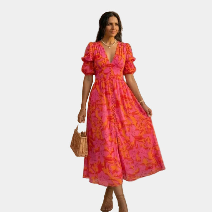 Maxi Dress Órla | Tropical Glow