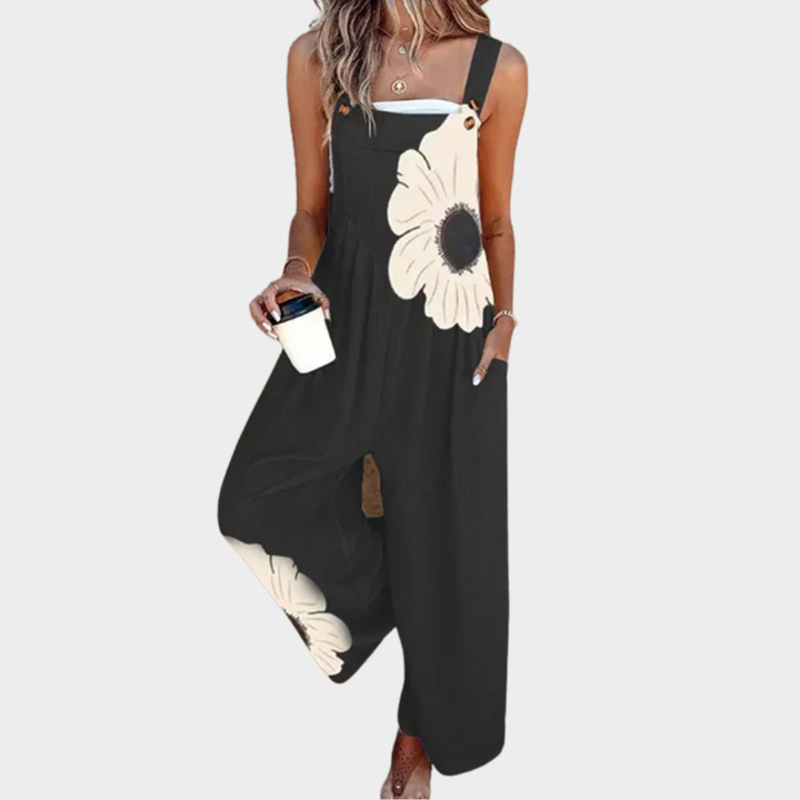 Relaxed printed jumpsuit