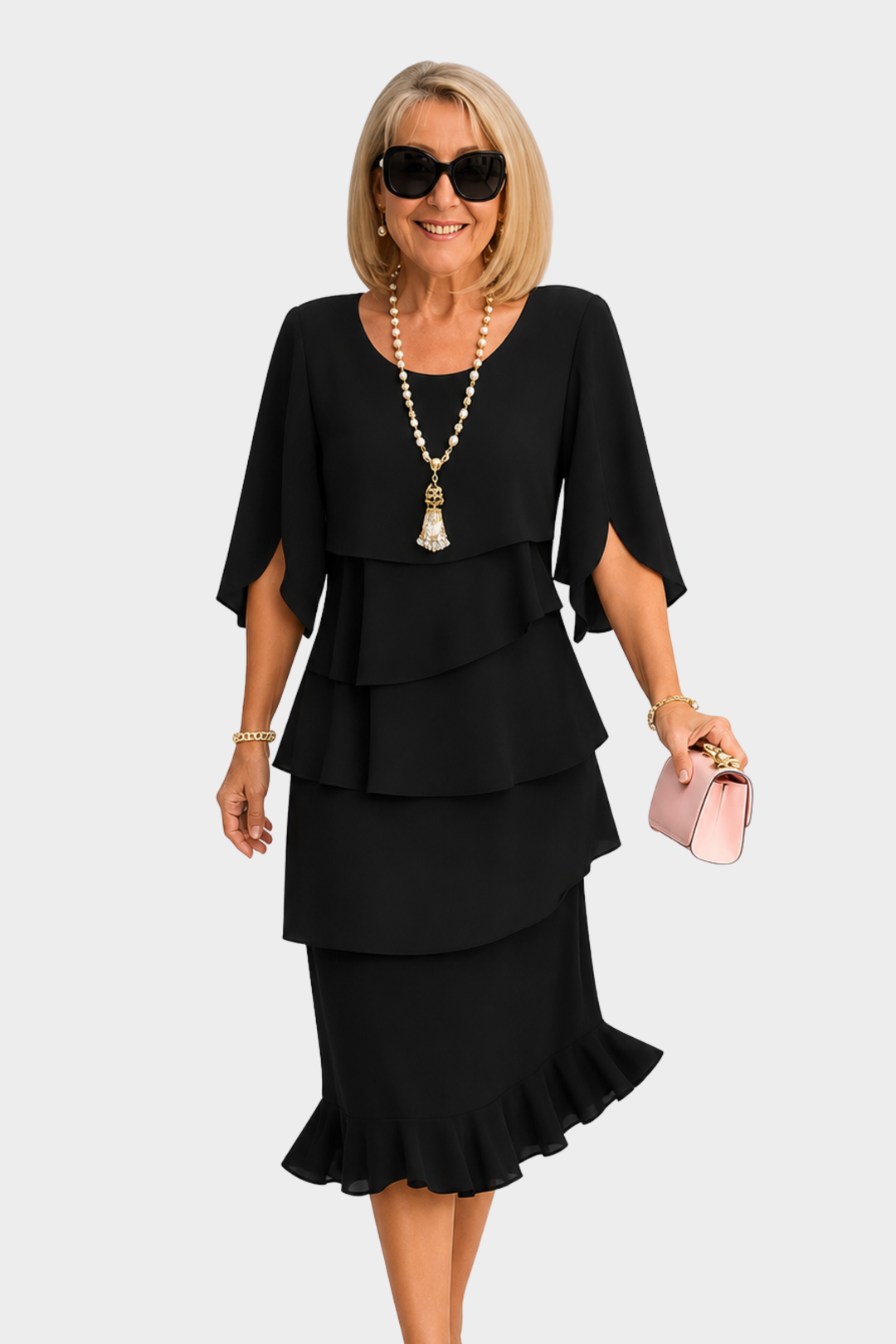 Pauline | Elegant ruffle dress