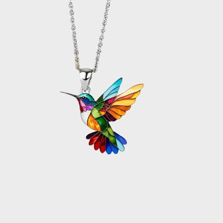 Aoife - Necklace with "Hummingbird" Pendant