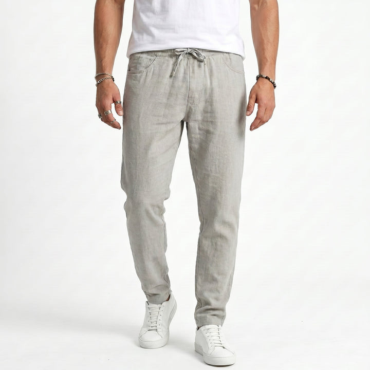 Seán - Wide Linen Trousers